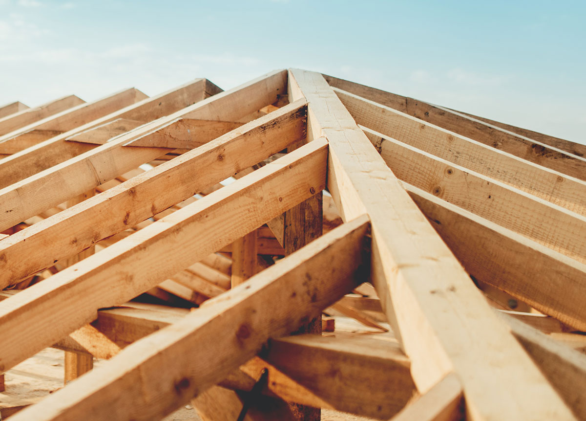 toiture bois de charpente